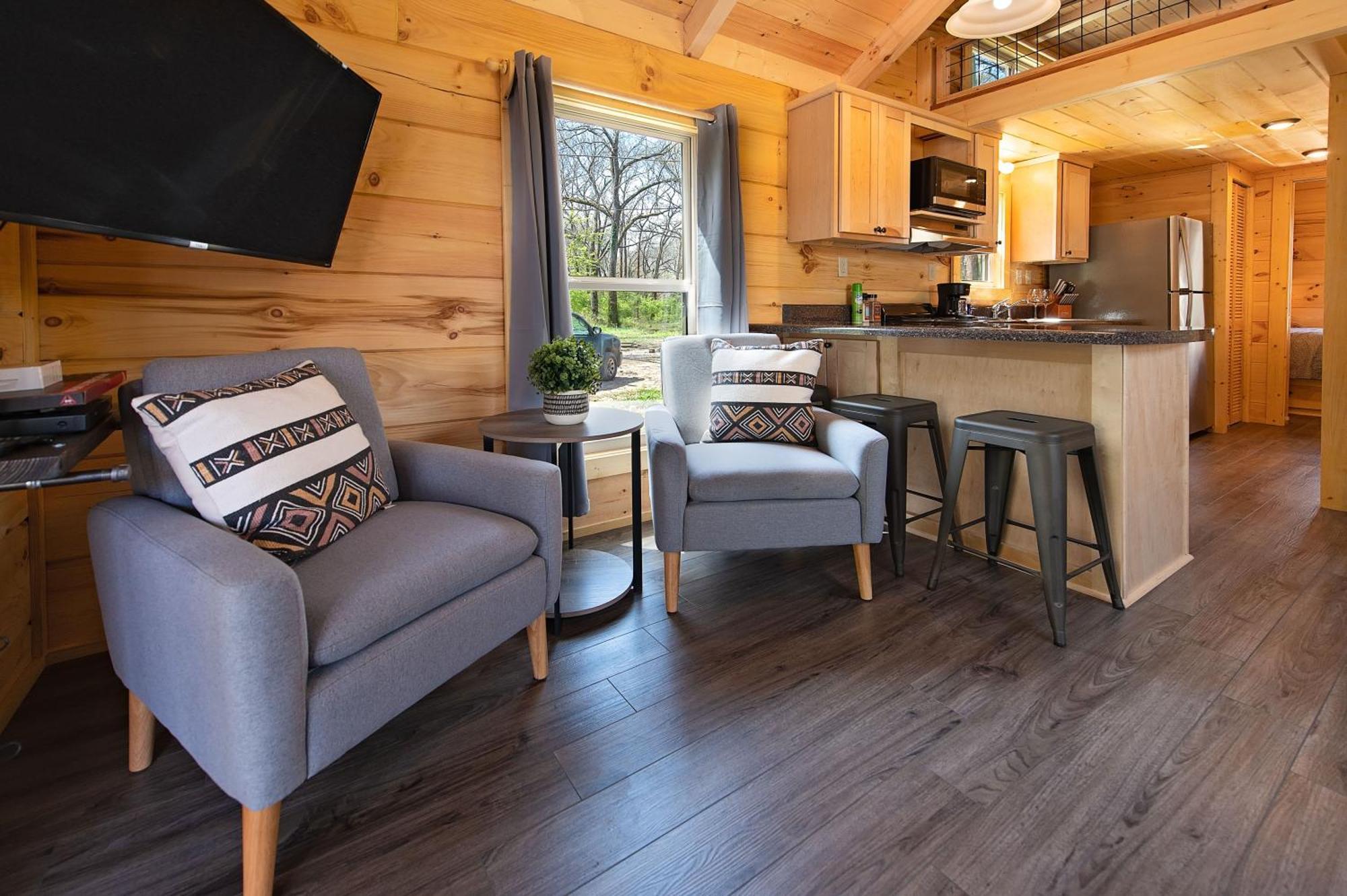 Meg Cabin Tiny Rustic Comfort On Lookout Mtn Chattanooga Exterior foto